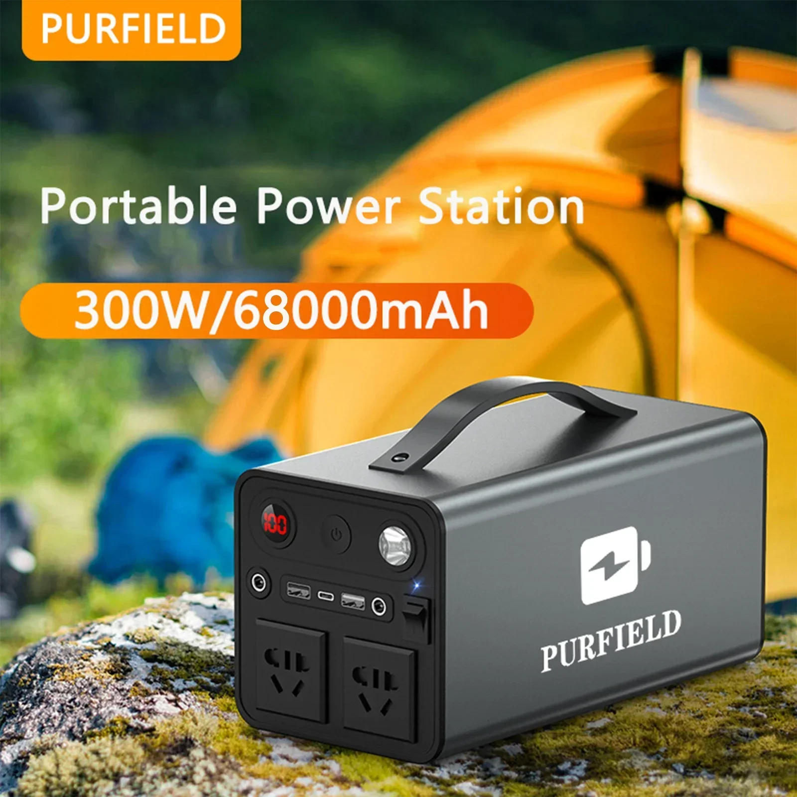 Outdoor Power Equipment - PURFIELD Portable Power 68000mAh 300W Station