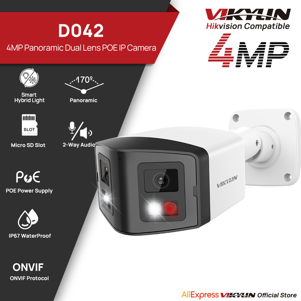 VIKYLIN 170° Panoramic Securit - Outdoor Power G Motion 评论和价格