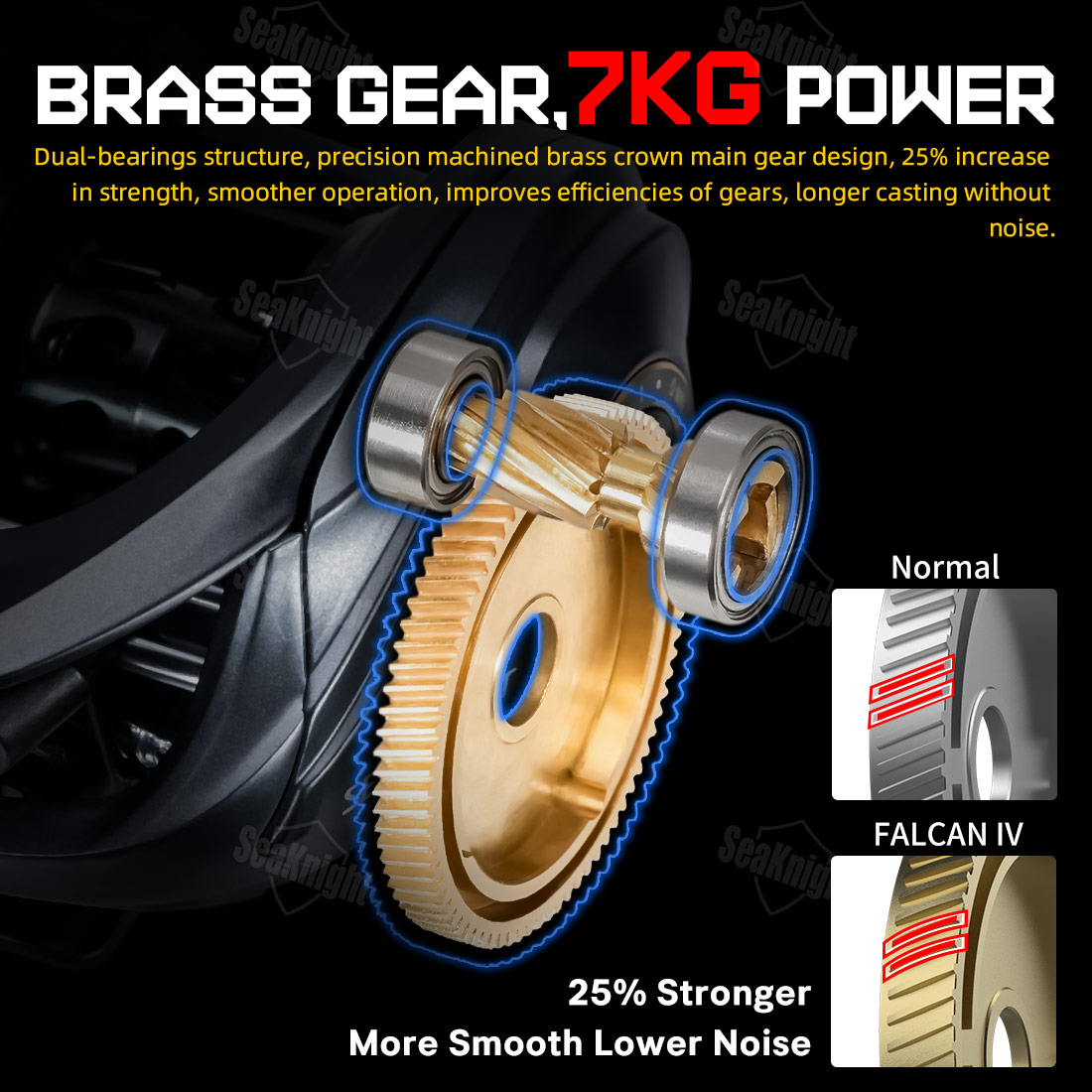 SeaKnight Brand FALCAN IV DC 8 - Outdoor Power Reel 评论和价格