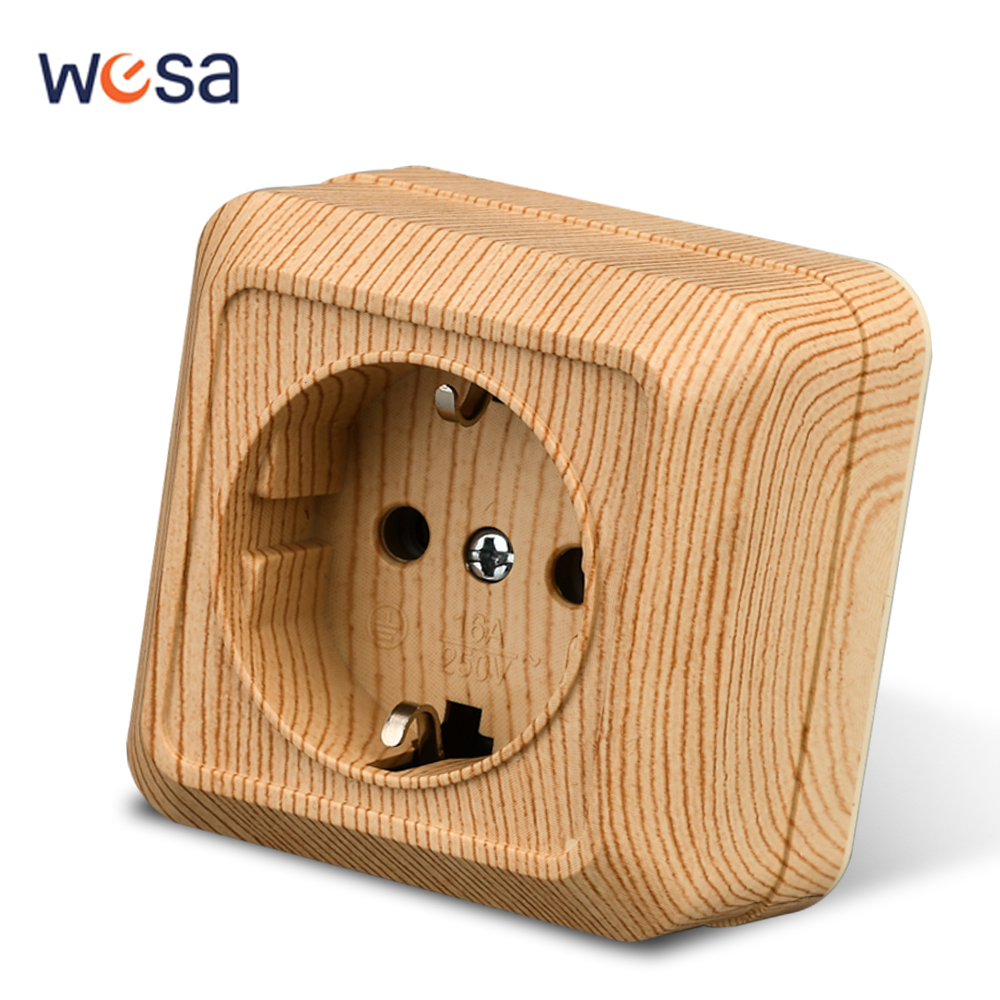 WESA Wood Wall Surface Socket  - Outdoor Power Rack 评论和价格