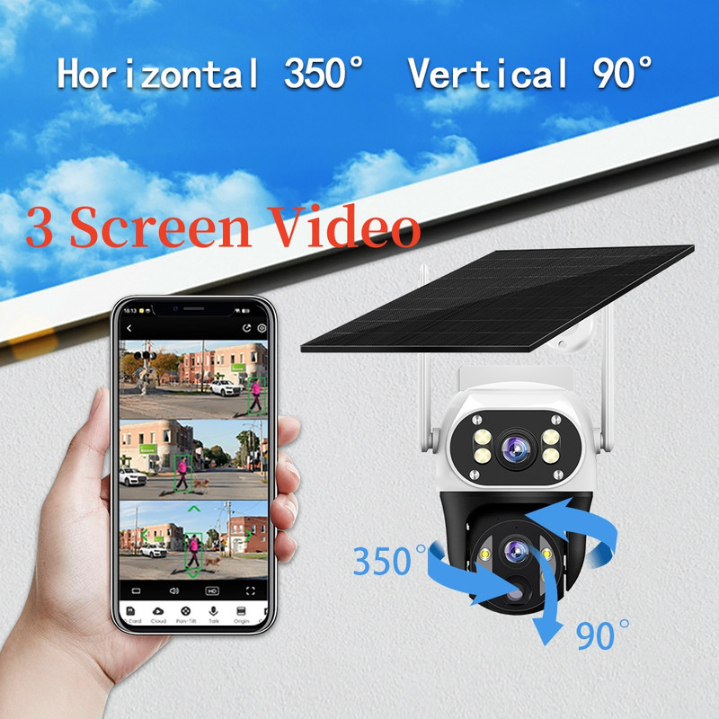 4G WiFi Solar Powered CCTV Cam - Outdoor Power G Motion 评论和价格