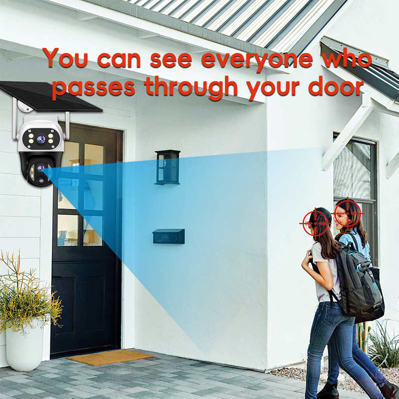 4G WiFi Solar Powered CCTV Cam - Outdoor Power G Motion 评论和价格