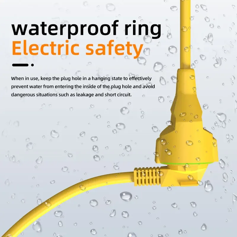 16A EU Schuko Power Strip 4KW  - Outdoor Power Extension Cord 评论和价格