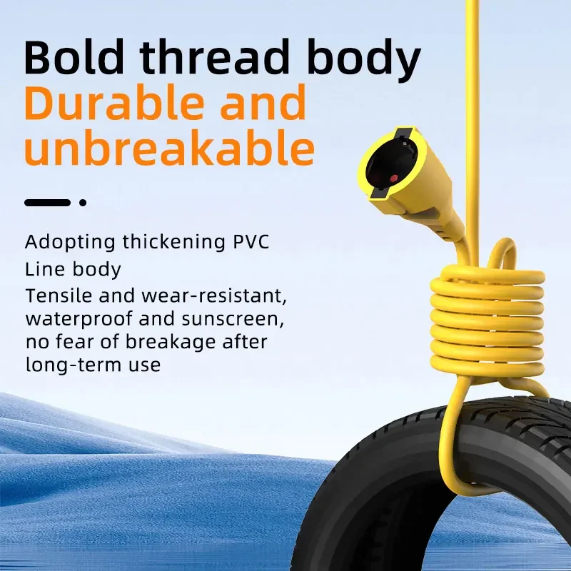 16A EU Schuko Power Strip 4KW  - Outdoor Power Extension Cord 评论和价格