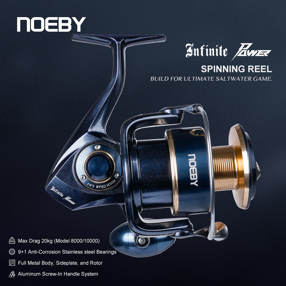 Noeby Infinite Power Spinning  - Outdoor Power Reel 评论和价格