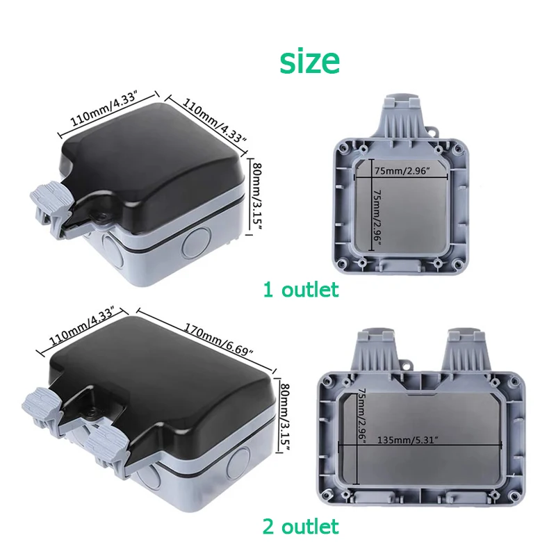 EU KR Outdoor Wall Waterproof  - Outdoor Power Rack 评论和价格