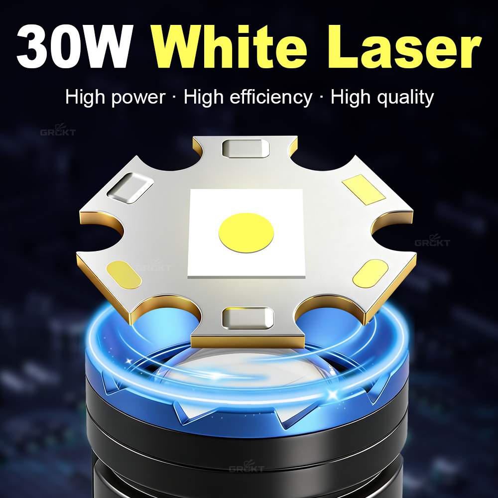 White Laser Camping Flashlight - Outdoor Power Equipment 评论和价格