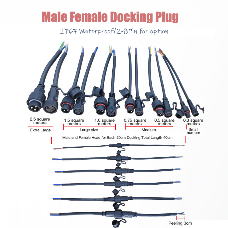Male Female Extension Wire Con - Outdoor Power Extension Cord 评论和价格