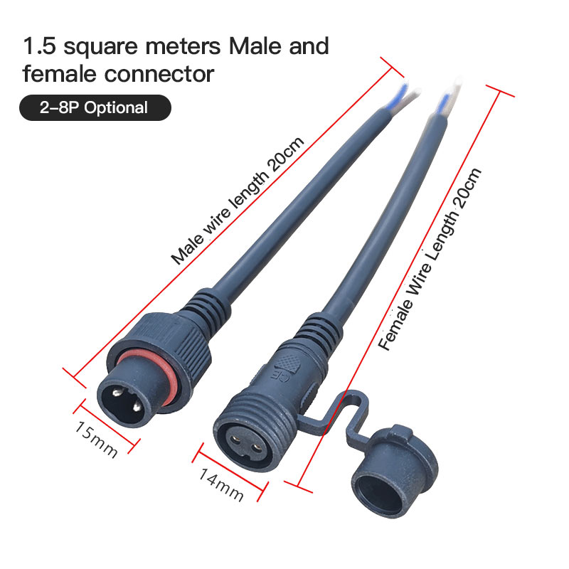 Male Female Extension Wire Con - Outdoor Power Extension Cord 评论和价格