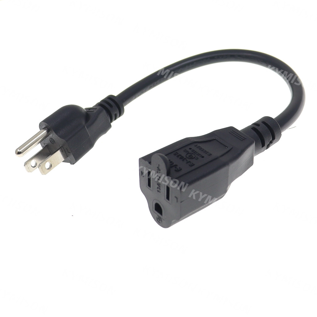 USA 3 Prong Male Plug to Femal - Outdoor Power Extension Cord 评论和价格