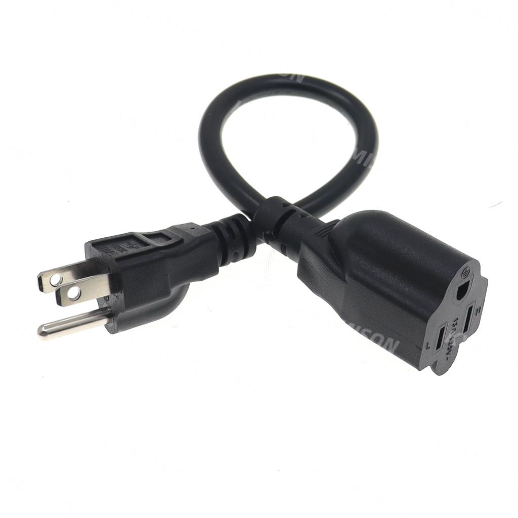 USA 3 Prong Male Plug to Femal - Outdoor Power Extension Cord 评论和价格