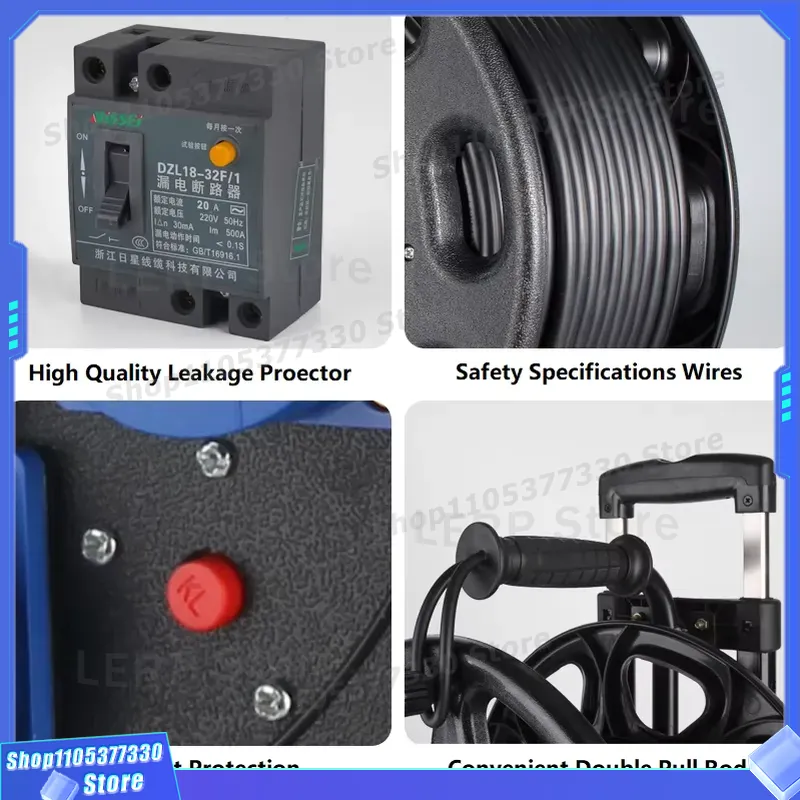 50m Heavy Duty Extension Lead  - Outdoor Power Reel 评论和价格