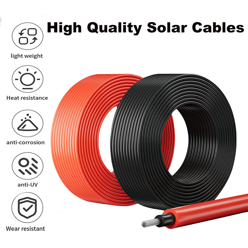 Solar Panel Wire 16/14/12/10aw - Outdoor Power Extension Cord 评论和价格