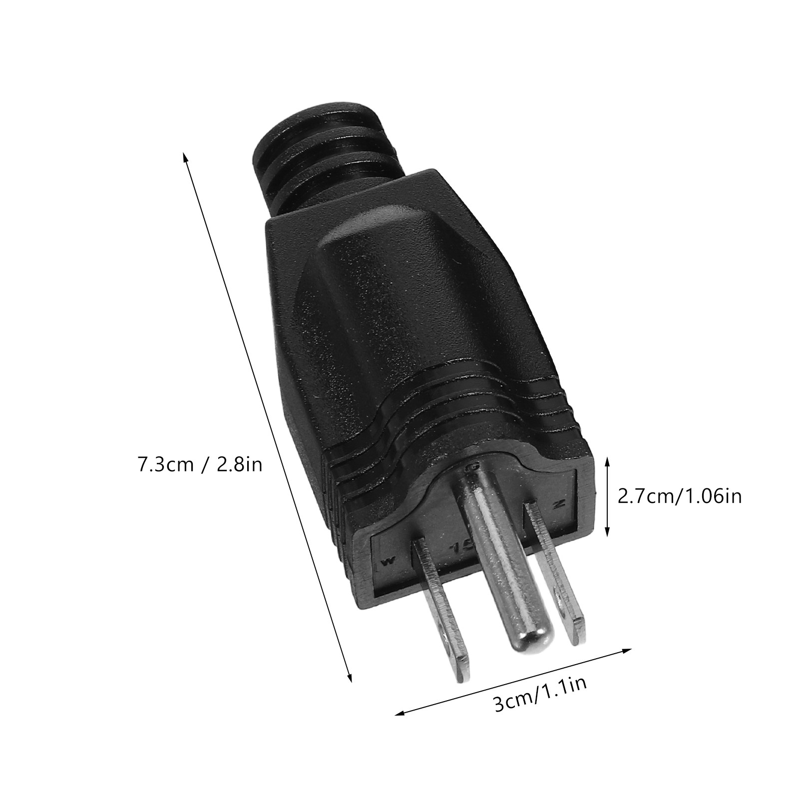 3Pcs Three Prong Male Electric - Outdoor Power Extension Cord 评论和价格
