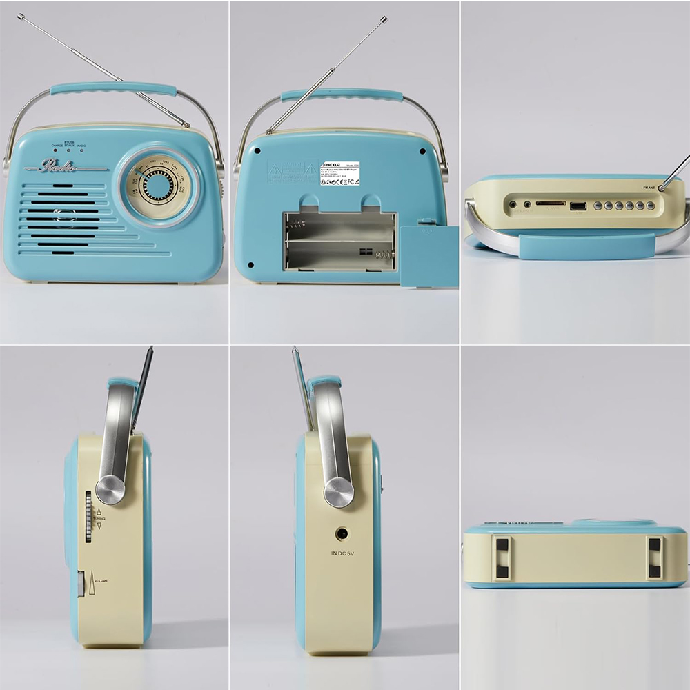 Retro Classic Portable Bluetoo - Outdoor Kitchen Power 评论和价格